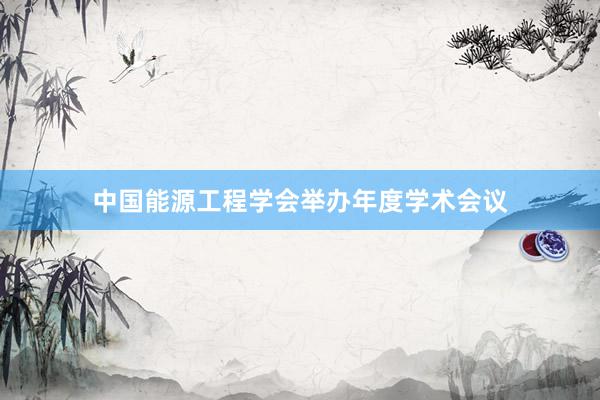中国能源工程学会举办年度学术会议